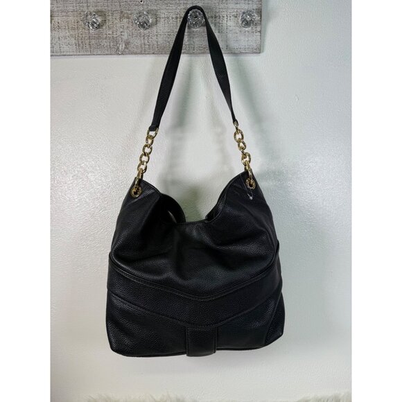 MICHAEL Kors Satchel Bag Black Leather Jamesport Two Way Adjustable Strap hobos - Picture 11 of 16